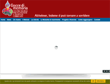 Tablet Screenshot of goccedimemoria.it